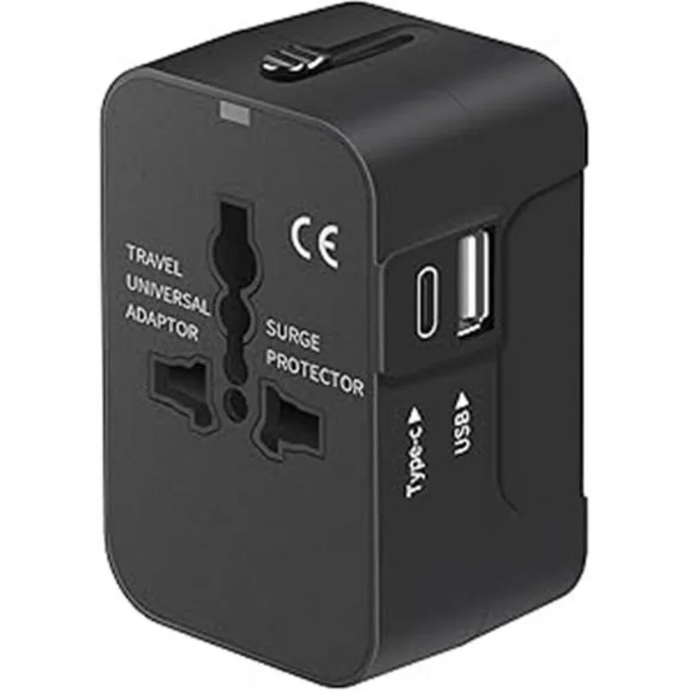 Travel Adapter with USB C Universal All in One Worldwide Travel Adapter Power C